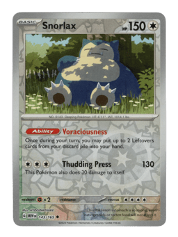 2023 Snorlax #143 151