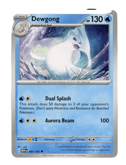 2023 Dewgong #87 151