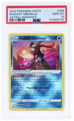 2022 Pokemon Sword and Shield Astral Radiance Radiant Greninja #046 PSA 10