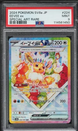 2024 Pokemon Japanese SV Terastal Fest ex SAR Eevee ex #224 PSA 9 MINT