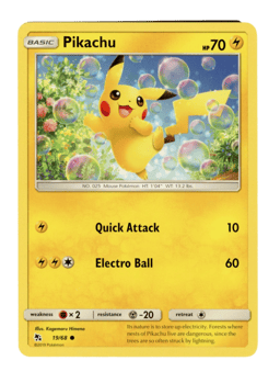 2019 Pikachu #19 Hidden Fates