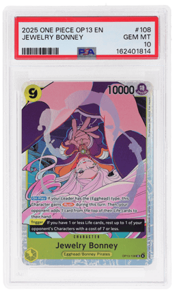 2025 One Piece Carrying On His Will Jewelry Bonney #OP13108 PSA 10