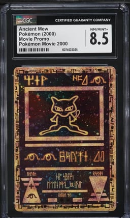 2000 Pokemon Movie Promo Ancient Mew CGC 8.5 NM-MT+