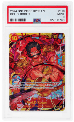 2024 One Piece Emperors In the New World Gol D Roger #OP09118 PSA 9