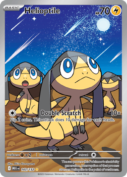 2025 Helioptile #143 Mega Evolution