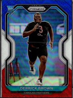 2020 Derrick Brown #365 Prizm