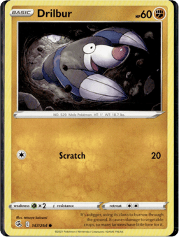 2021 Drilbur #147 Fusion Strike