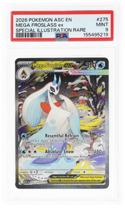 2026 Pokemon Mega Evolution Ascended Heroes Special Illustration Rare Mega Froslass Ex #275 PSA 9