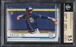 2019 Topps Fernando Tatis Jr. ROOKIE #410 BGS 9.5 GEM MINT