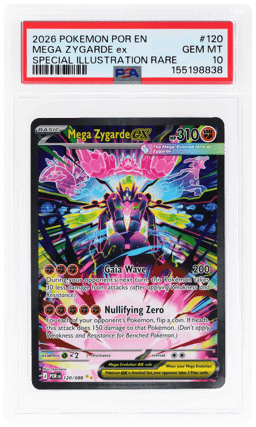 2026 Pokemon Mega Evolution Perfect Order Special Illustration Rare Mega Zygarde Ex #120 PSA 10
