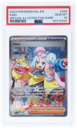 2023 Pokemon Scarlet and Violet Paldea Evolved Special Illustration Rare Iono #269 PSA 10