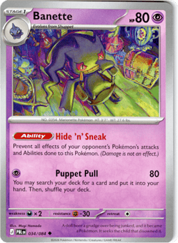 2026 Banette #34 Pitch Black