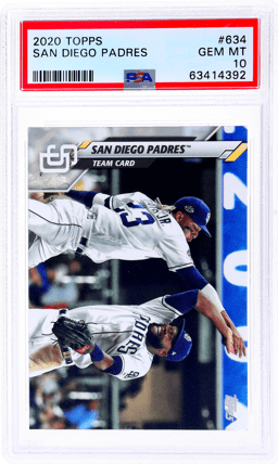 2020 Topps San Diego Padres #634 PSA 10