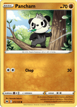 2023 Pancham #72 Crown Zenith