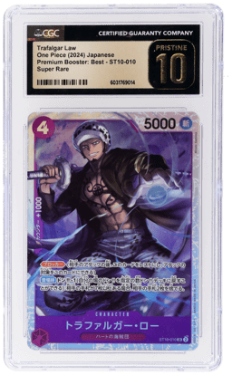 2024 One Piece Premium Booster the Best Japanese Trafalgar Law #10 CGC PRI