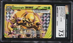 2015 Pokemon XY BREAKthrough Alt Art Chesnaught BREAK #12 CGC 7.5 NRMT+
