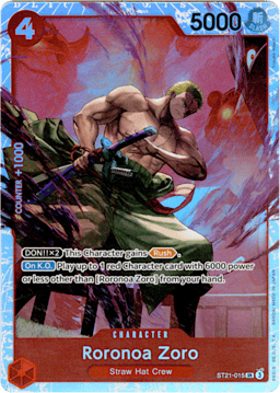 2025 Roronoa Zoro (foil) #15 EX Gear 5