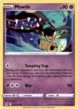 2022 Mawile #71 Lost Origin