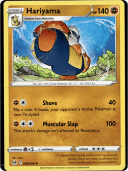2022 Hariyama #98 Lost Origin