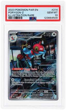 2023 Pokemon Paradox Rift Illustration Rare Porygon Z #214 PSA 10