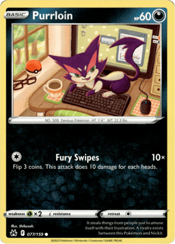2023 Purrloin #77 Crown Zenith