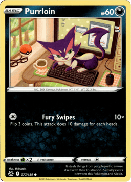 2023 Purrloin #77 Crown Zenith