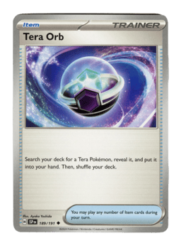 2024 Tera Orb #189 Surging Sparks