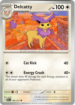 2026 Delcatty #166 Ascended Heroes