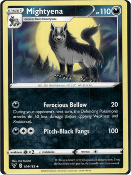 2020 Mightyena #104 Vivid Voltage