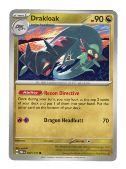 2025 Drakloak #72 Prismatic Evolutions