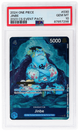 2024 One Piece Promos Championship 2023 Event Pack Jinbe #P030 PSA 10