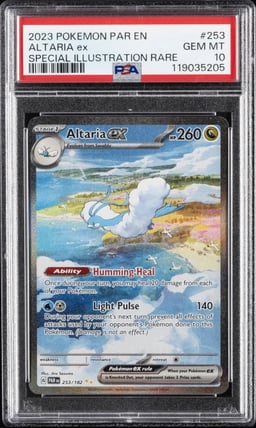2023 POKEMON PAR EN-PARADOX RIFT SPECIAL ILLUSTRATION RARE ALTARIA EX PSA 10