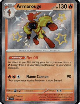 2024 Armarouge #115 Paldean Fates
