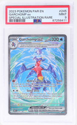 2023 Pokemon Scarlet and Violet Paradox Rift Special Illustration Rare Garchomp Ex #245 PSA 9