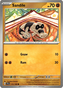 2023 Sandile #115 Scarlet & Violet