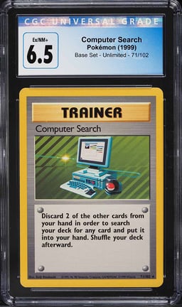 1999 Pokemon Base Set Computer Search #71 CGC 6.5 EXMT+