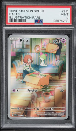 2023 Pokemon Scarlet & Violet IR Ralts #211 PSA 9 MINT