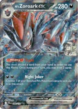 2025 N's Zoroark ex #98 Journey Together