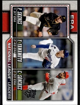 2025 Paul Skenes #203 National League ERA Leaders