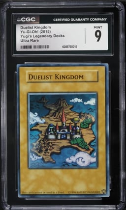 2015 Yu-Gi-Oh! Yugi's Legendary Decks Ultra Rare Duelist Kingdom CGC 9 MINT