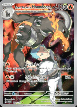 2025 Team Rocket's Houndoom #191 Destined Rivals