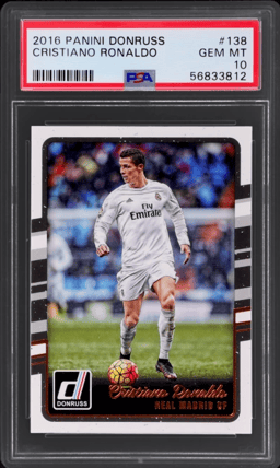 2016 Panini Donruss Cristiano Ronaldo #138 PSA 10