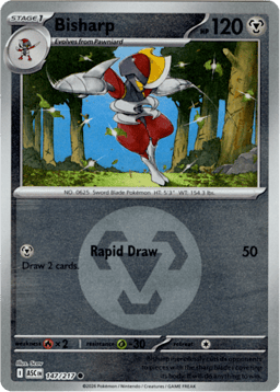 2026 Bisharp (Energy Reverse) #147 Ascended Heroes