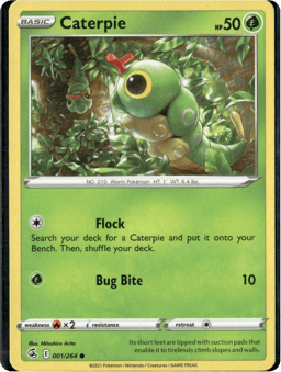 2021 Caterpie #1 Fusion Strike