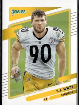 2021 T. J. Watt #22 Donruss
