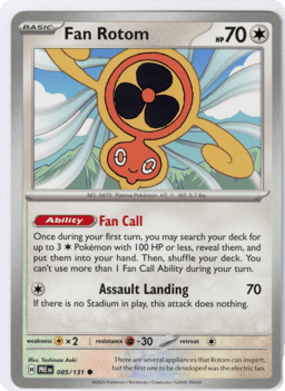 2025 Fan Rotom #85 Prismatic Evolutions