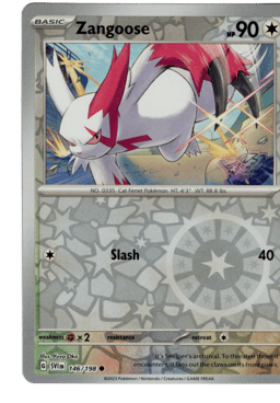 2023 Zangoose #146 Scarlet & Violet