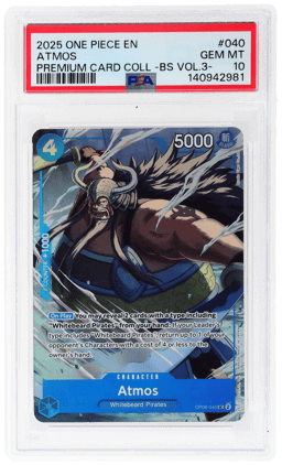 2025 One Piece Premium Card Collection Volume 3 Atmos #OP08-040 PSA 10