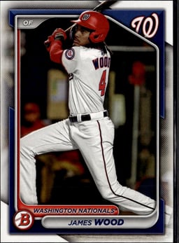2024 James Wood #BP-91 Bowman Prospects