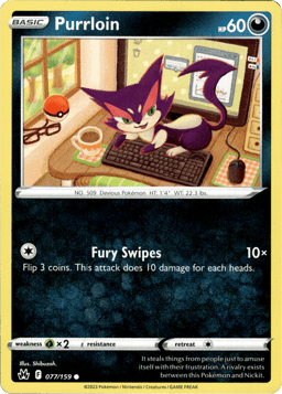 2023 Purrloin #77 Crown Zenith